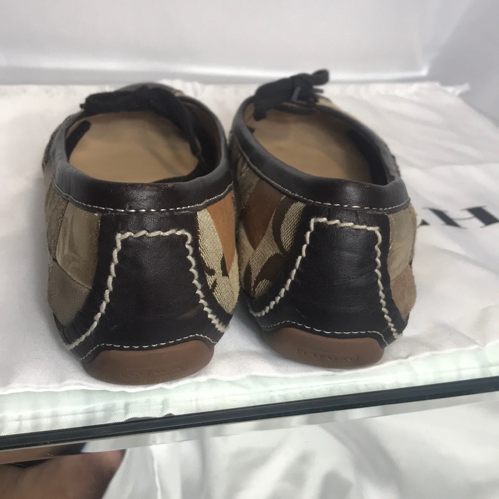 Gorgeous patchwork Coach flats - Picture 4 of 5